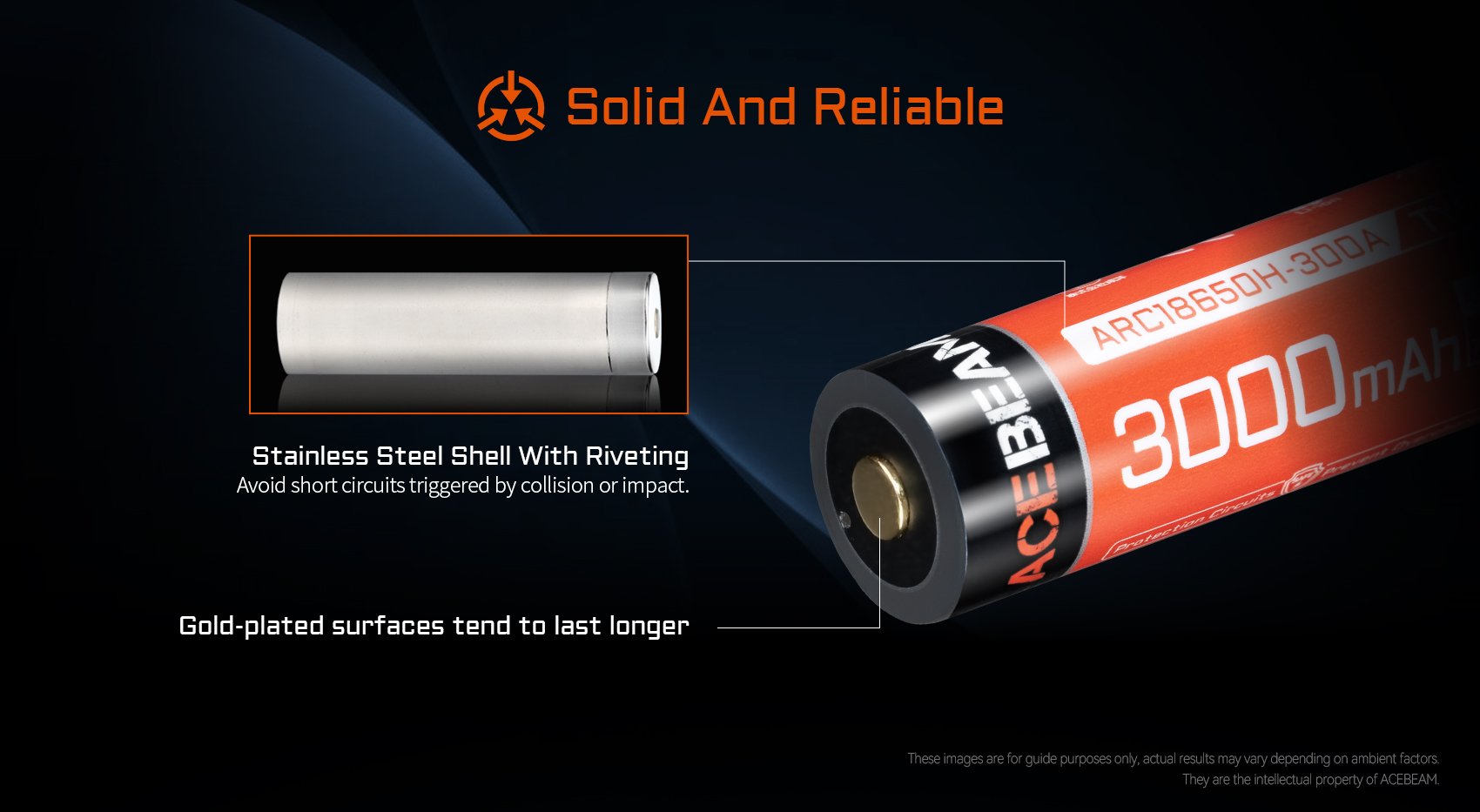 solid and reliable battery