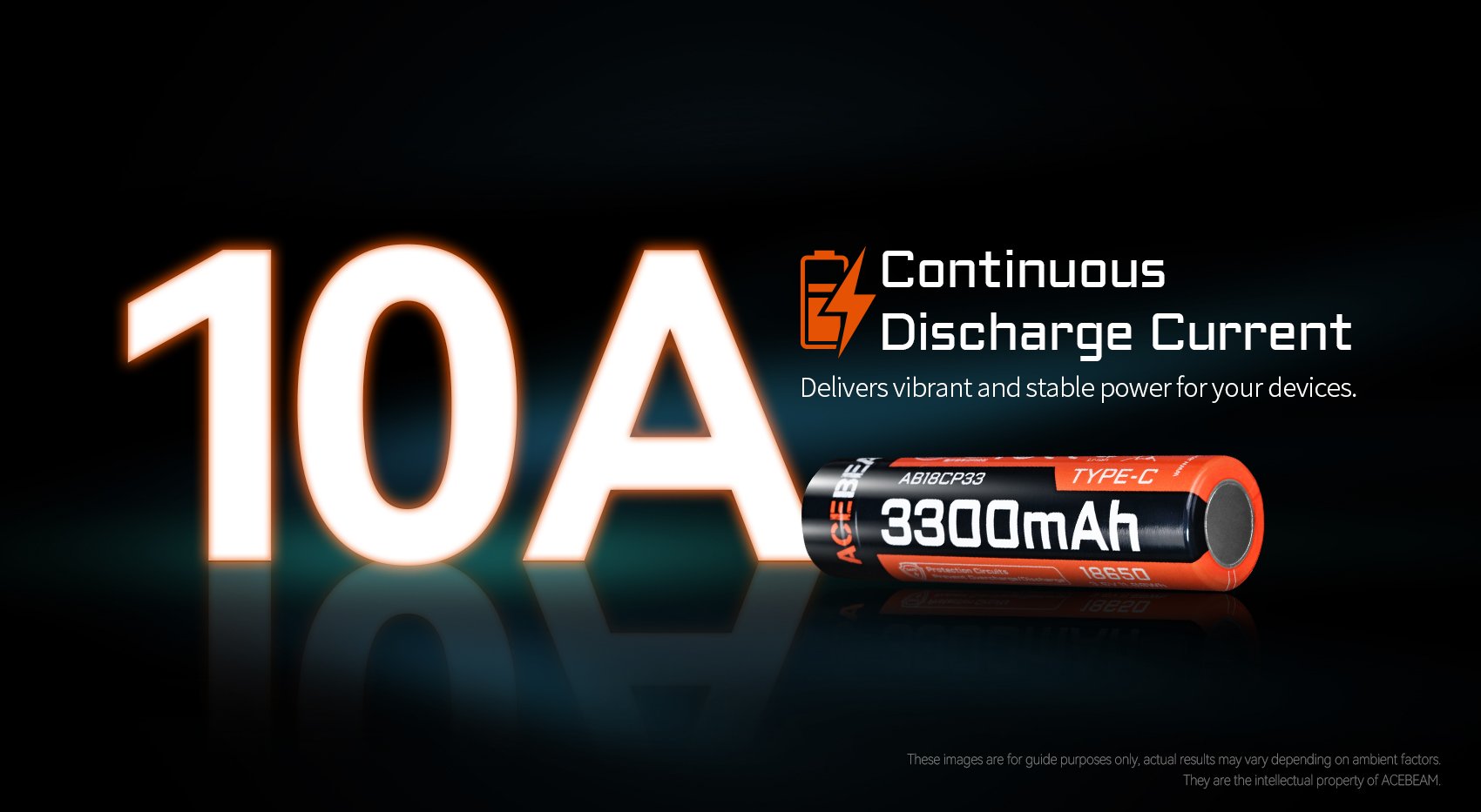 10A continuous discharge current