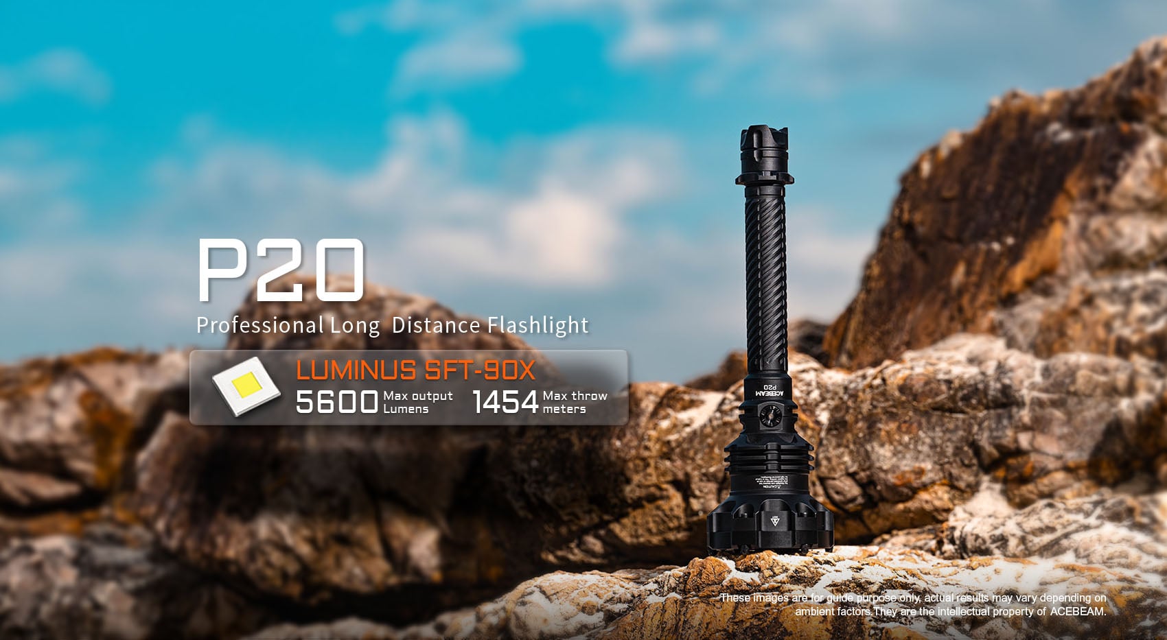 Professional Long Distance Flashlight