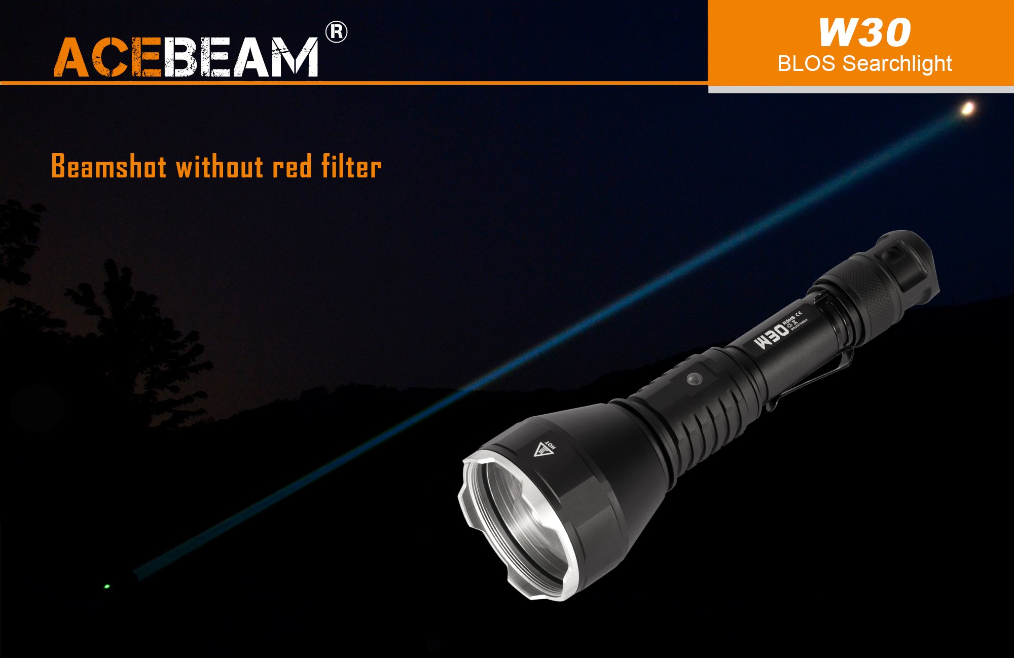 W30 White Laser Lights|AceBeam® Official Store | Flashlights 