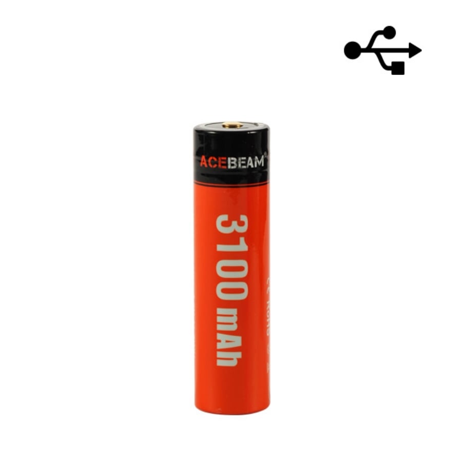 Picture of 3100MAH USB-C RECHARGEABLE 18650 BATTERY