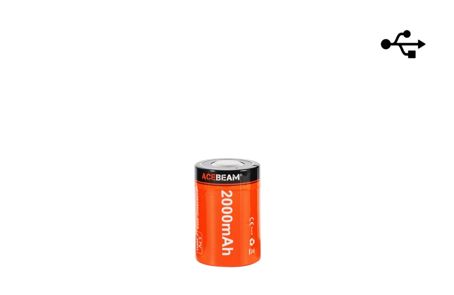 图片 Acebeam USB Rechargeable 26350 Battery - 2000mAh (Out of stock)