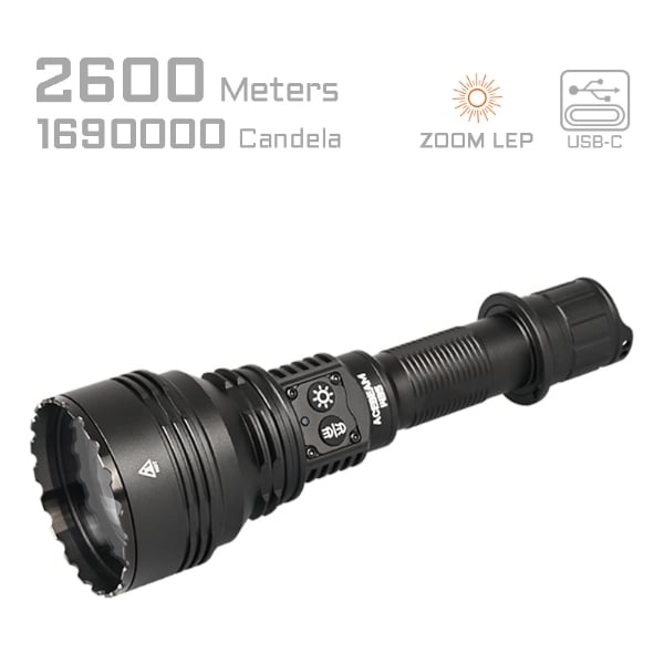 LC DEL Zoom LEP Flashlight