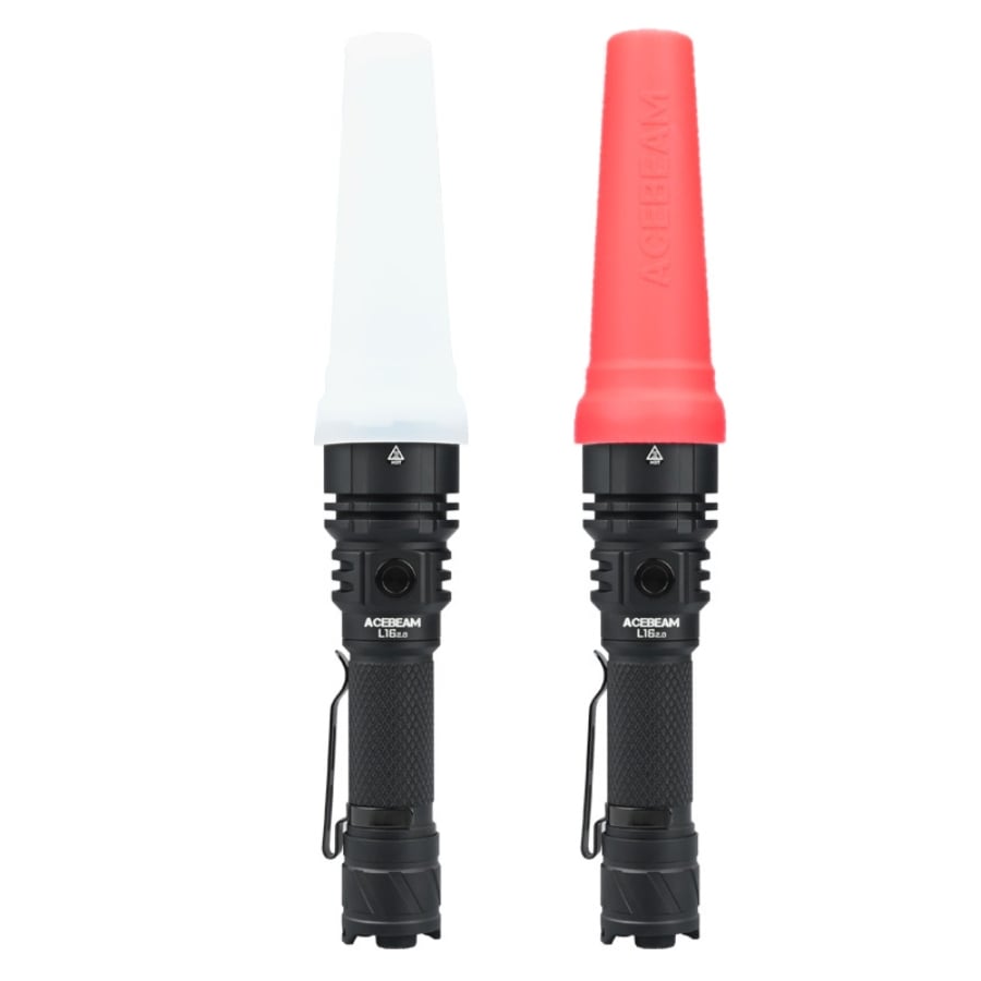 ACEBEAM L16 2.0 Tactical Flashlight with SFT-42R LED - Traffic Wand