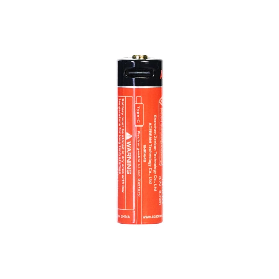 ACEBEAM 14500 1000mAh Battery USB-C Rechargeable - product view 2