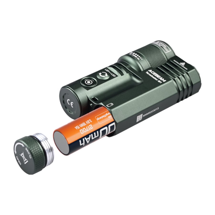 ACEBEAM Terminator M1 Dual Head LEP/LED Flashlight - product view 5