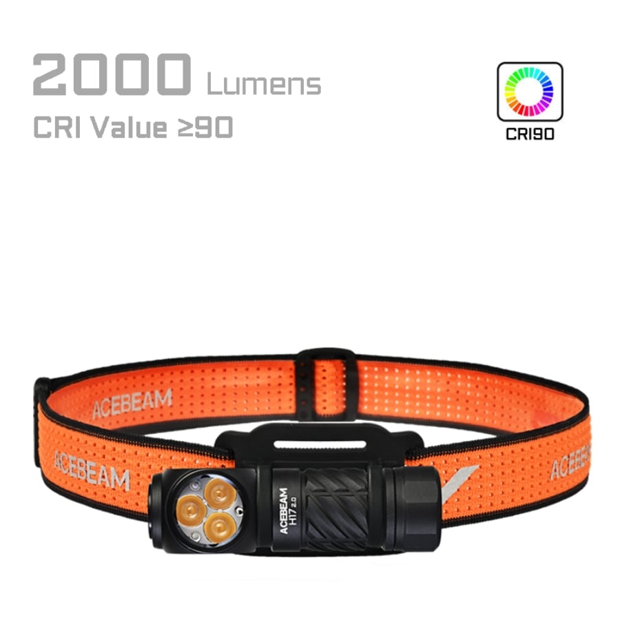 ACEBEAM H17 2.0 Multi-light Source Headlamp - product view 2
