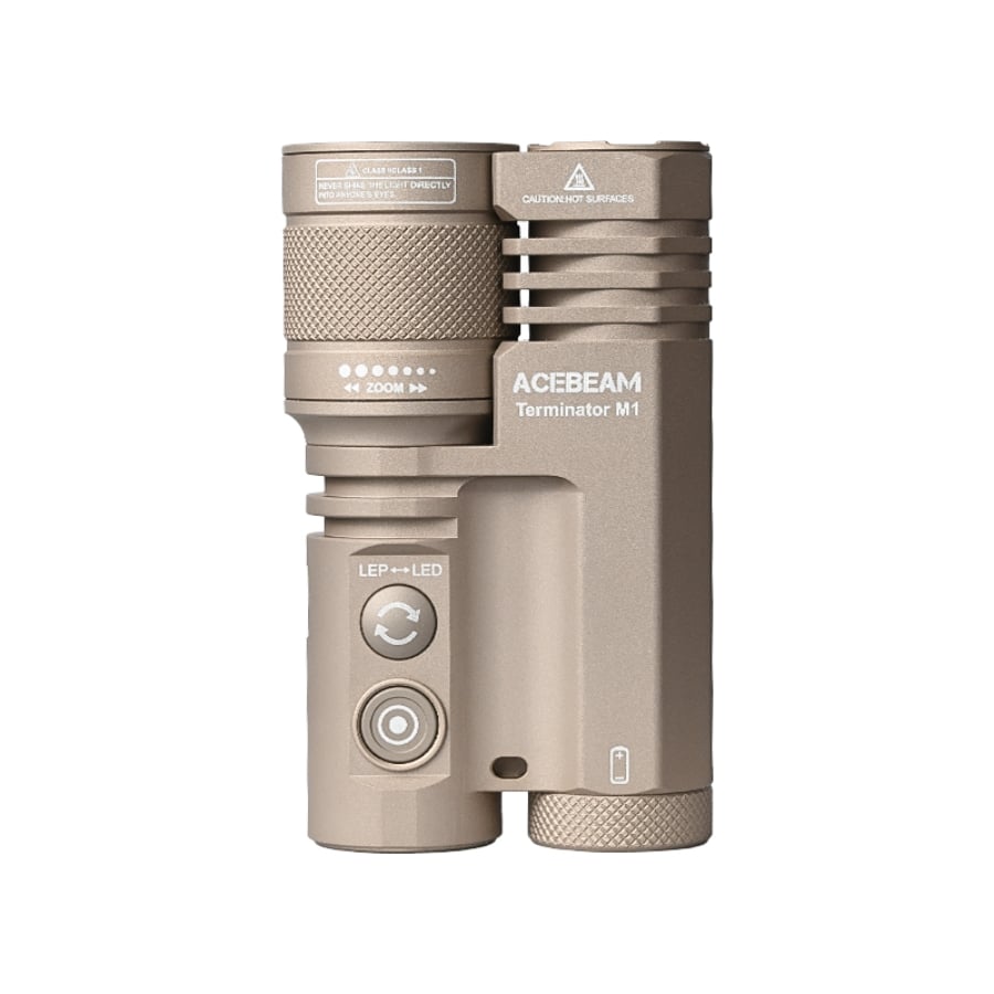 ACEBEAM Terminator M1 Dual Head LEP/LED Flashlight - product view 6