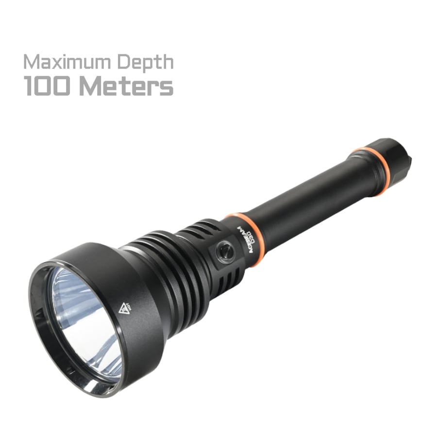 ACEBEAM D30 Diving Flashlight - Diving Flashlight