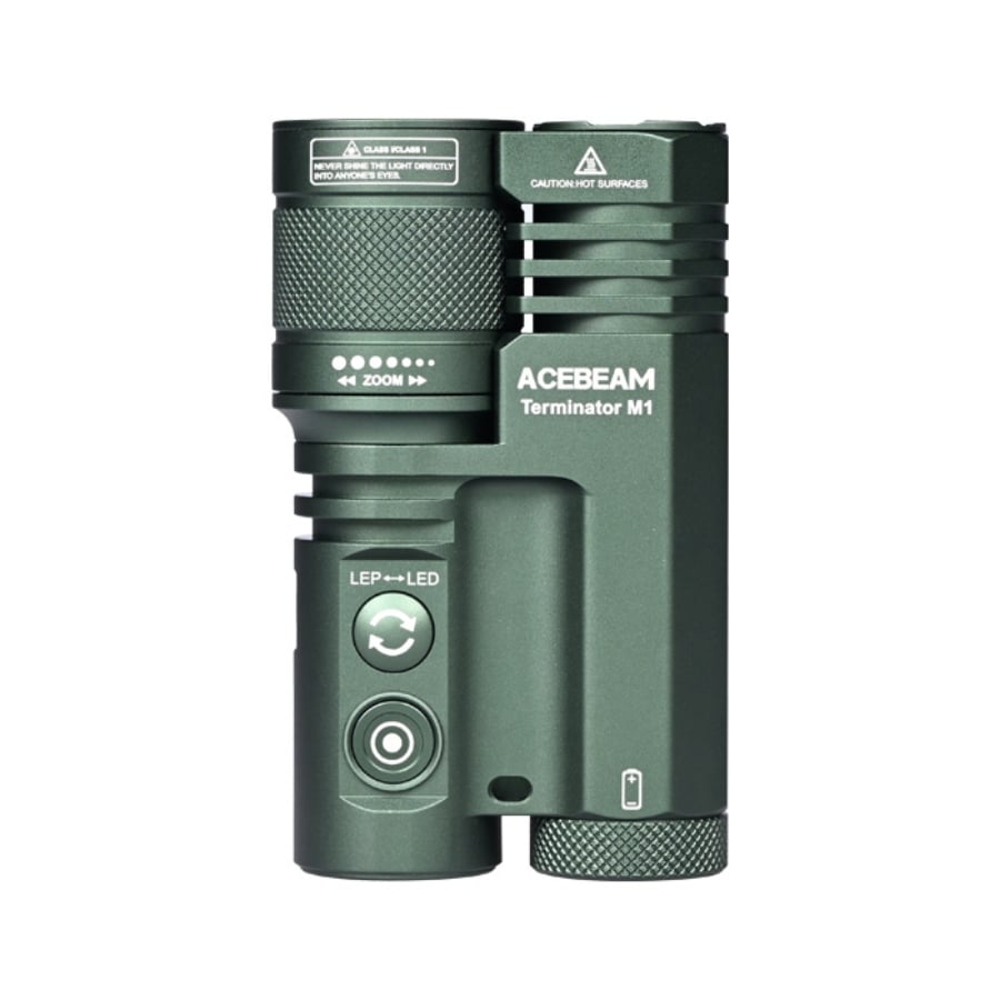 ACEBEAM Terminator M1 Dual Head LEP/LED Flashlight - product view 1
