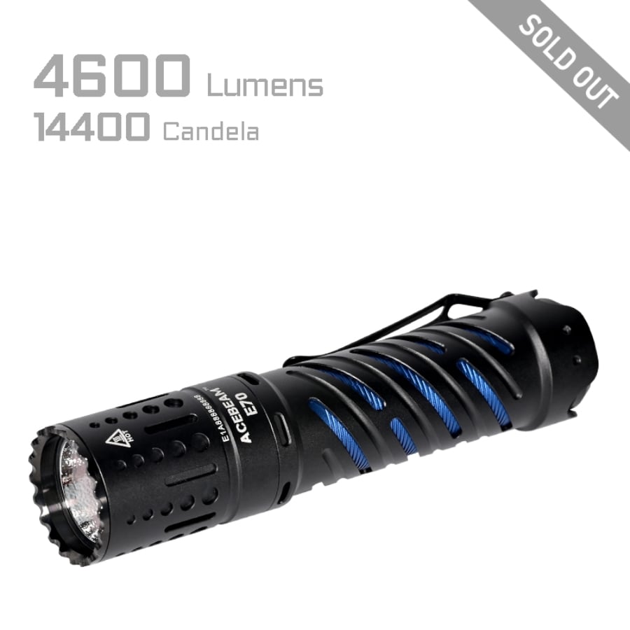 ACEBEAM E70-AL EDC Flashlight - product view 1