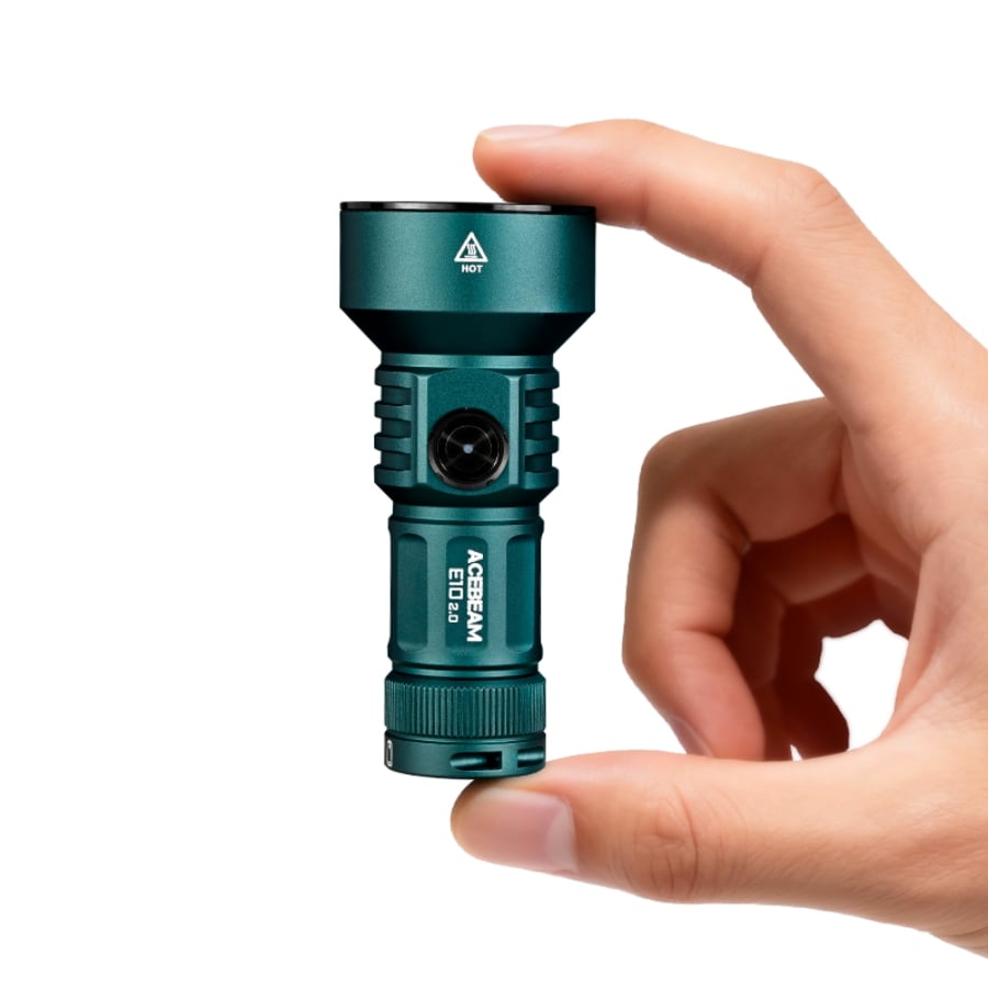ACEBEAM E10 2.0 Long-Range Compact EDC Flashlight - Compact Size