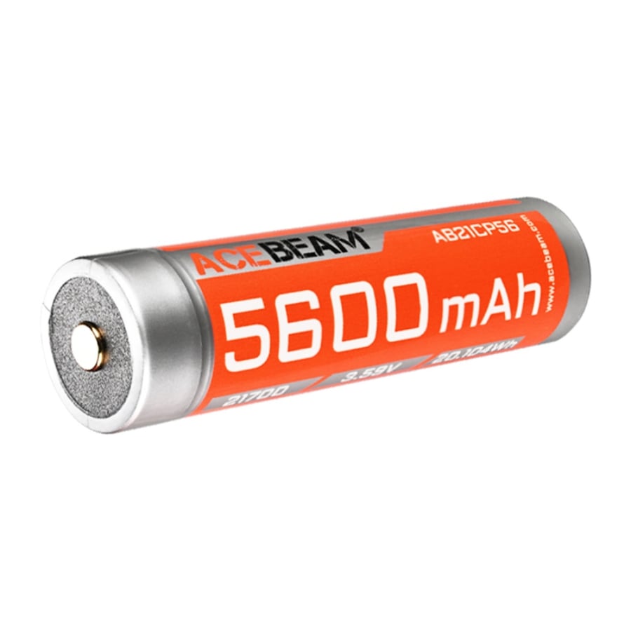 ACEBEAM 21700 5600mAh High Capacity Rechargeable Li-ion Battery - High Capacity