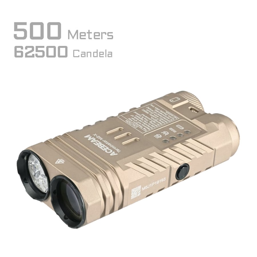 ACEBEAM Terminator M2-X With RGB - Dual Head Flashlight