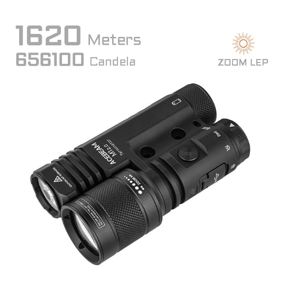 Picture of Terminator M1 2.0 Dual Head LEP/LED Flashlight Classified Drop
