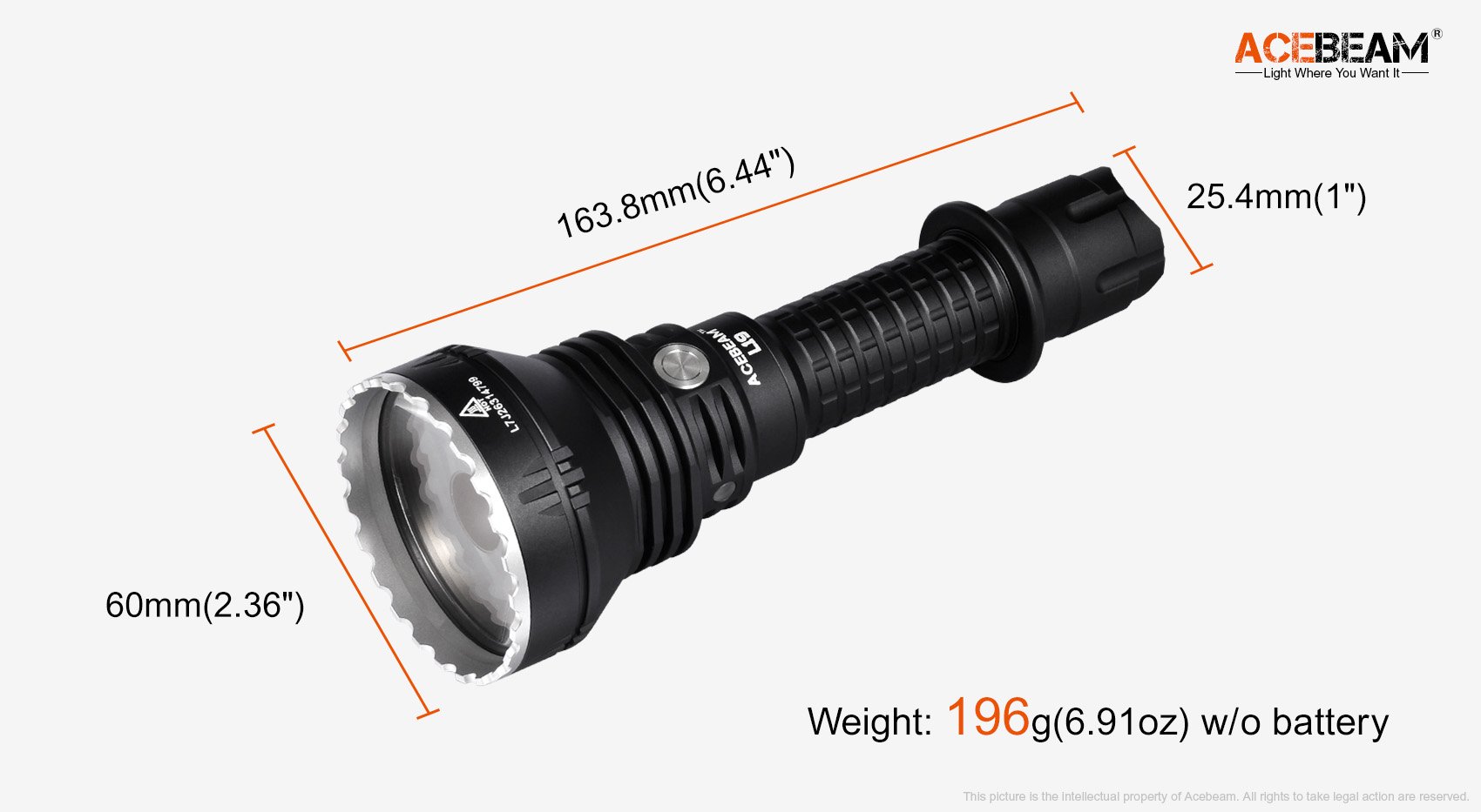 L19 Hunting Flashlight, AceBeam® Official Store